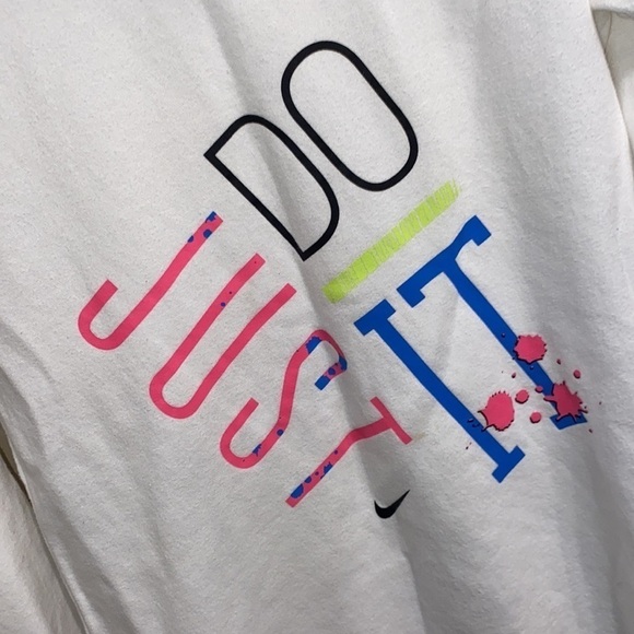 Nike sweatshirt just do it made to look 90’s xs woman’s - Picture 1 of 6